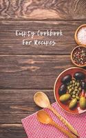 Empty Cookbook For Recipes