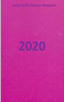 Daily to-do planner notepad 2020