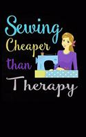 Sewing cheaper than therapy