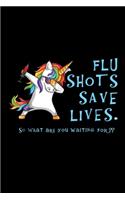 flu shots save lives. So what are you waiting for