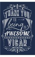 Thank You For Being An Awesome Vicar
