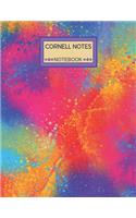 Cornell Notes Notebook: College Ruled Cornell Notebook Paper Index and Numbered Page Interior: Art