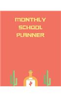 Monthly School Planner