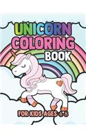 Unicorn Coloring Book for Kids Ages 4-8: Cute Girls Unicorns Gifts