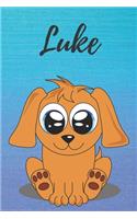 Luke dog coloring book / notebook / journal / diary