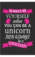 Always be yourself unless you can be a unicorn then always be a unicorn