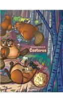 Livro para Colorir de Castores