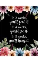 In 2 Weeks, You'll Feel It. In 4 Weeks, You'll See It. In 8 Weeks, You'll Hear It.