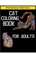 Cat Coloring Book for Adults