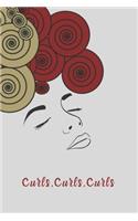 Curls, Curls, Curls Notebook