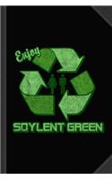 Soylent Green Vintage Journal Notebook: Blank Lined Ruled for Writing 6x9 120 Pages