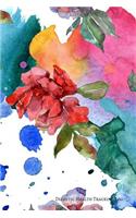 Health Tracking Log: 12 Week Diabetic Health Tracking Log (Floral)