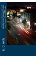 Anticipations of the Reaction of Mechanical and Scientific Progress upon Human Life and Thought
