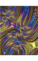 Metallic Abstract Notebook