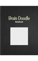 Brain Doodle Notebook: 1/10" Graph Ruling, 100 Pages