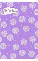 To-Do List Notebook Dandelions Pattern 8