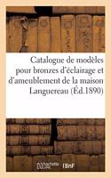 Catalogue de Modèles Pour Bronzes d'Éclairage Et d'Ameublement Avec Droit de Reproduction
