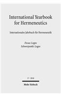 International Yearbook for Hermeneutics/Internationales Jahrbuch für Hermeneutik