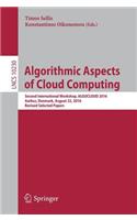 Algorithmic Aspects of Cloud Computing