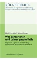Was Lehrerinnen Und Lehrer Gesund Halt