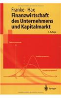 Finanzwirtschaft Des Unternehmens Und Kapitalmarkt