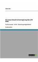 Die neue Zinsschrankenregelung des § 4h EStG