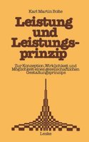 Leistung und Leistungsprinzip