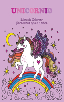 Unicornio Libro De Colorear Para Niños De 4 a 8 Años