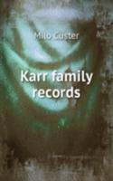 Karr family records