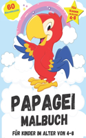 Papagei Malbuch