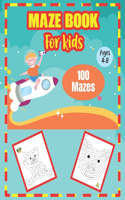 Maze Book For Kids Ages 4-8