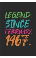 Legend Since February 1967