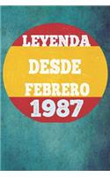 Leyenda Desde Febrero 1987