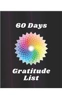 60 Days Gratitude List