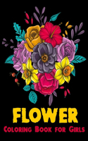 Flower Coloring Book for Girls