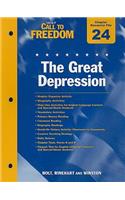 Holt Call to Freedom Chapter 24 Resource File: The Great Depression: With Answer Key