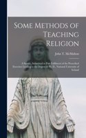 Some Methods of Teaching Religion