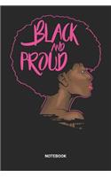 Black and Proud Notebook