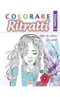 Colorare Ritratti 3: Libro da colorare per adulti (Mandala) - Anti-stress - volume 3