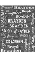 Brayden Composition Notebook Wide Ruled