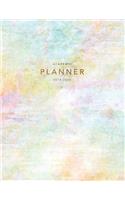 Academic Planner 2019-2020: Weekly & Monthly View Planner - Achieve Your Goals & Increase Productivity - Pink Pastel Iridescent Style(1 Inspired by Unicorns)