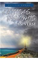 Letitia's Thoughts in Verse