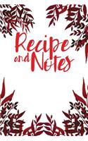 Recipe and Notes