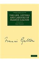 Life, Letters and Labours of Francis Galton 3 Volume Set in 4 Pieces