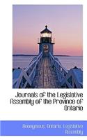 Journals of the Legislative Assembly of the Province of Ontario