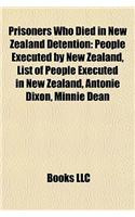 Prisoners Who Died in New Zealand Detention