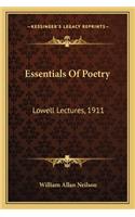 Essentials Of Poetry: Lowell Lectures, 1911(English)