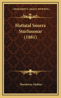 Hattatal Snorra Sturlusonar (1881)