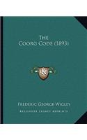 The Coorg Code (1893): (English)