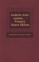 Analecta Ante-Nicaena...